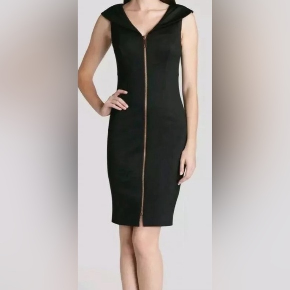 Ted Baker London Dresses & Skirts - Ted Baker Ravana front-zip dress in Black - Size US 4